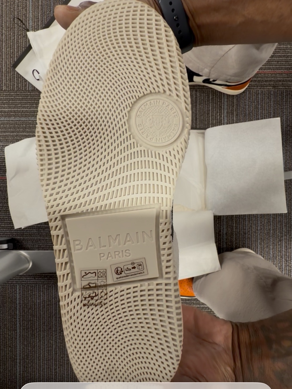 Balmain Men's Sneakers - Picture 7 of 8